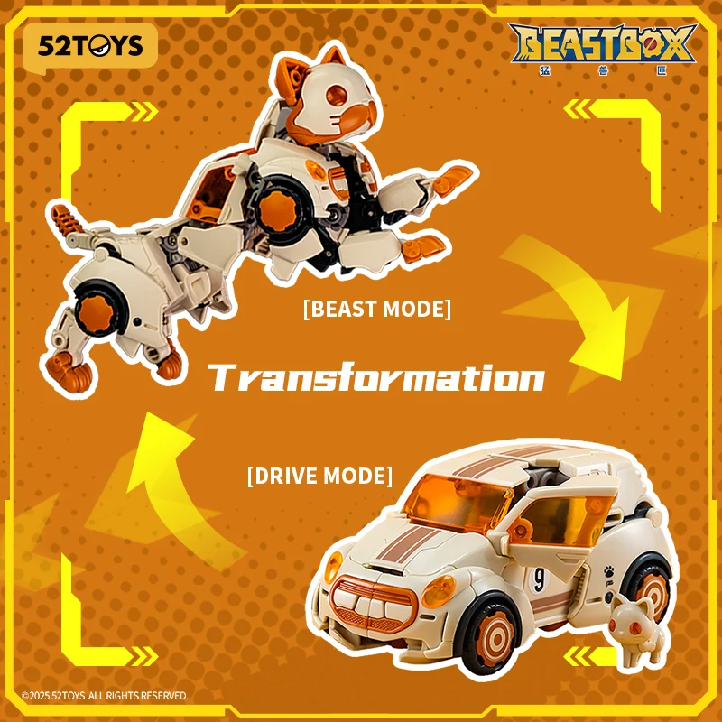 52TOYS BeastDrive BD-16 FICKLE STEP モデルキット、変形ロボット