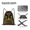 Tomorrowland Electronic Dance Festival Drawstring Backpack Women Men Gym Sport Sackpack Foldable Training Bag Sack 3