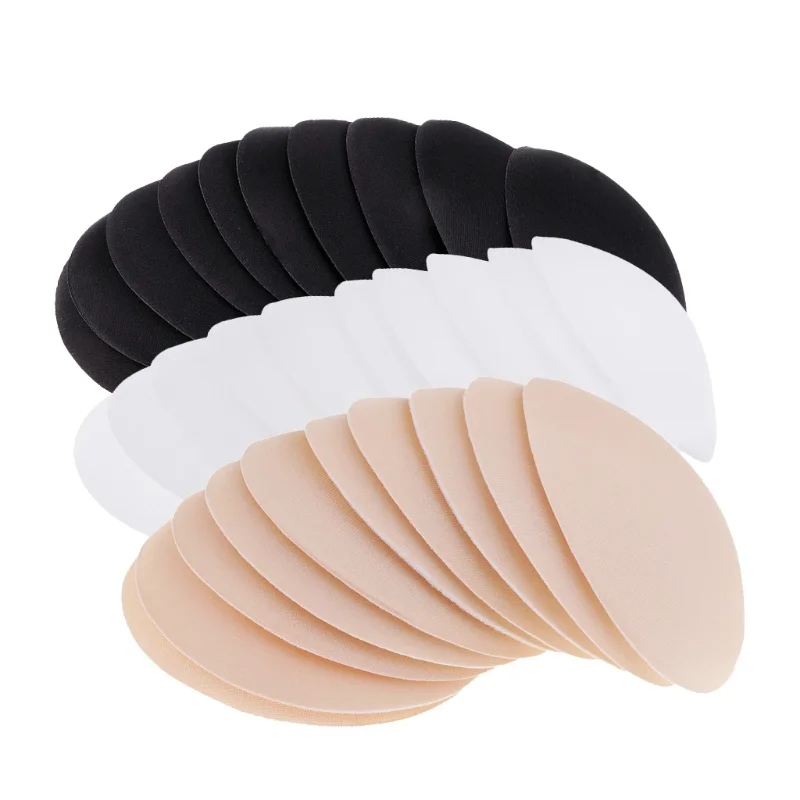2/6/10pcs Round Soft Bra Inserts Pads Removable Sponge Bra Pads for Women Breast Push Up Enhancer Bra Pad Cups Insert Bra Bikini 6