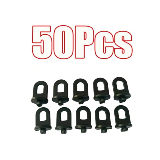 50 Darabos Üvegházhatású Klipek Műanyag Függő Tartóhorgok Kosarakhoz Növényi Kerti És Dekorációk Épületek - Image 5