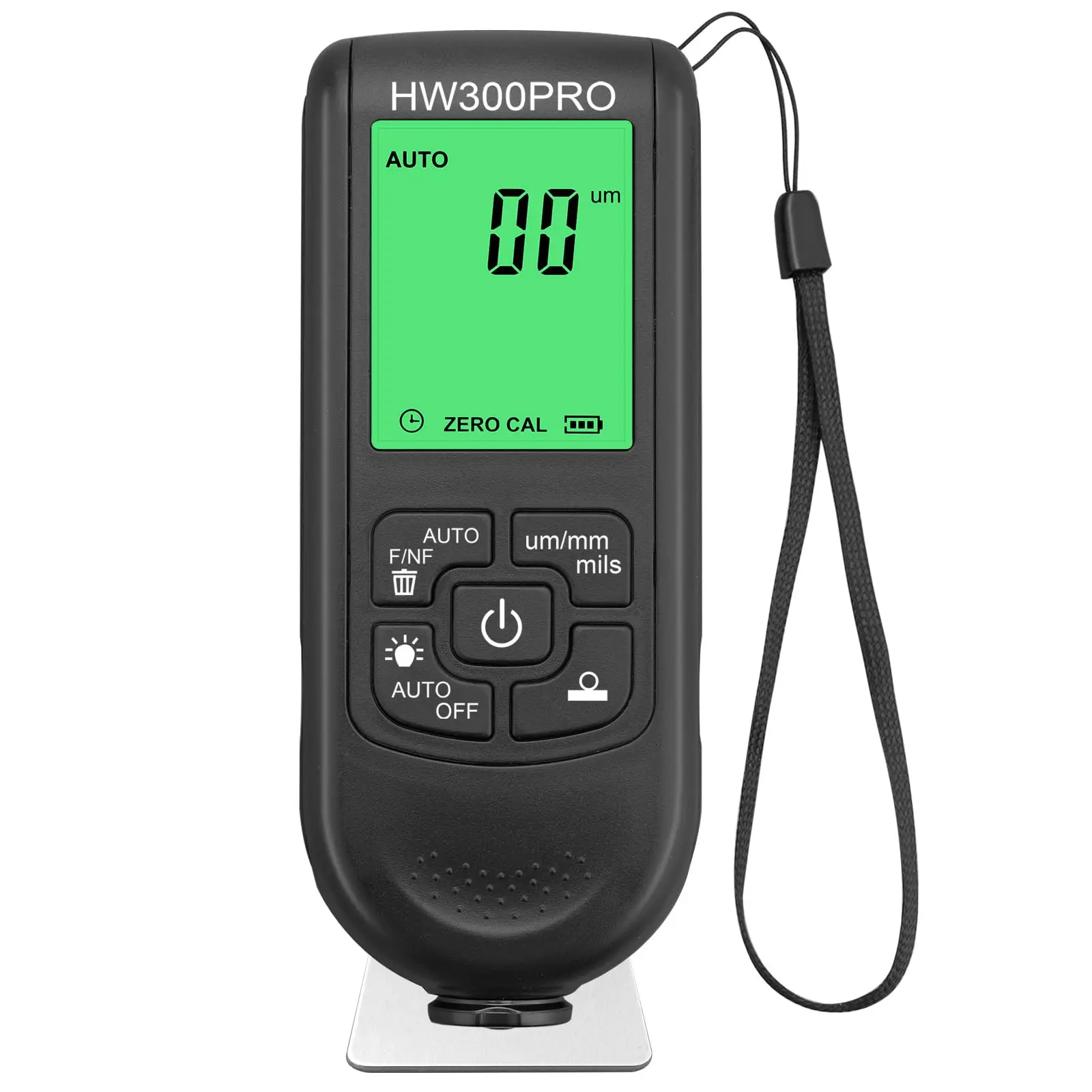 

HW-300 Car Paint Thickness Gauge with Fe&NFe Probe Digital Coating Thickness Gauge for 2000um Automatically Identify Substrate