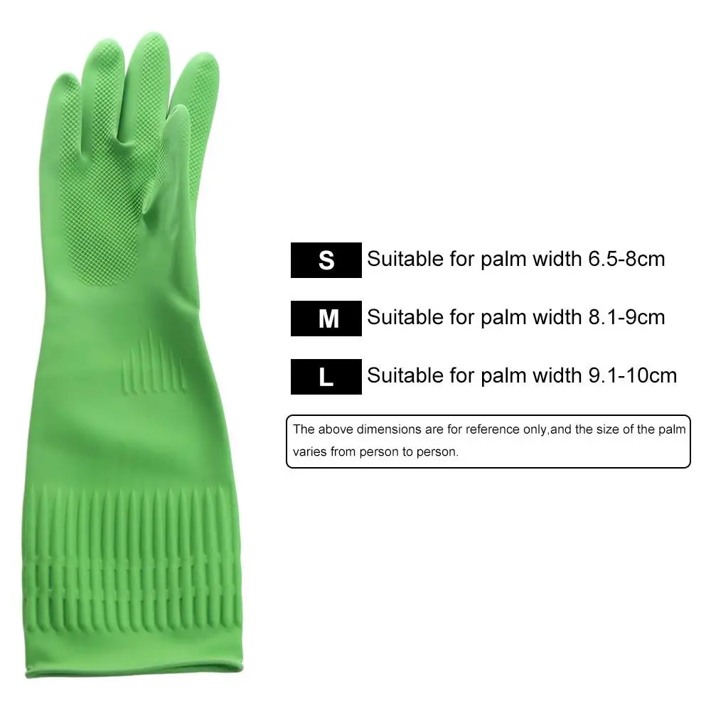Elastic Durable Repeatable Housework Protective Waterproof Cleaning Tool Household Rubber Gloves Cleaning Gloves