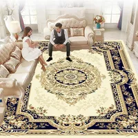 Luxury European carpet for living room Hall Large Area Rug Sofa Chair Side Floor Mat Rooms Decor Soft Rugs tapis salon 러그 카페트 2