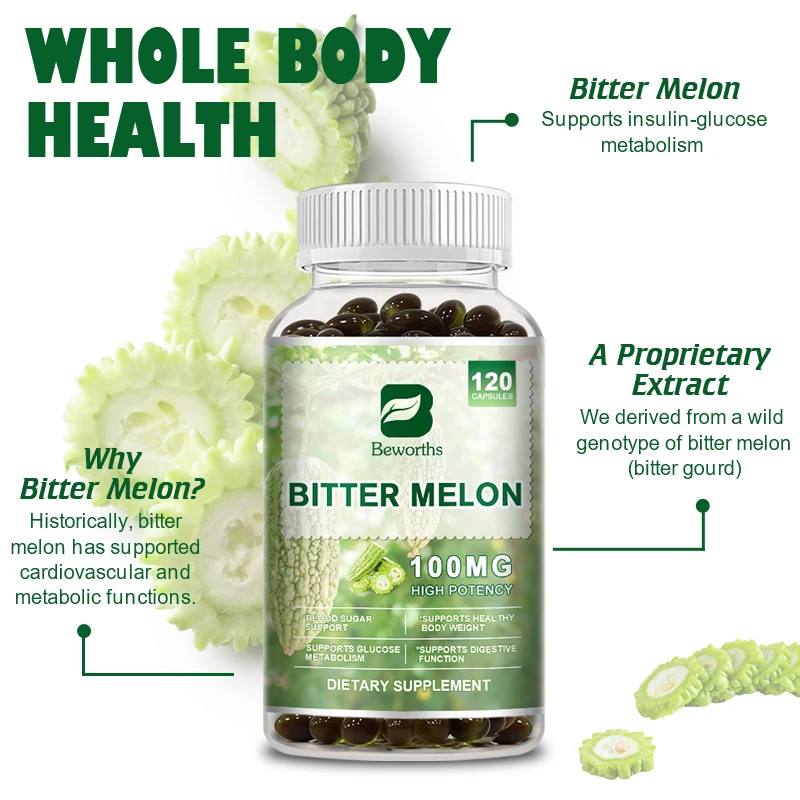 Bitter Melon Capsules BEWORTHS Natural Plant-Insulin
