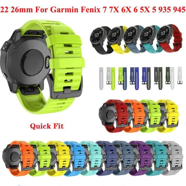 Bracelet montre en acier inoxydable 22/26mm pour Garmin Fenix 7X 7 6 6X 5  5X 3