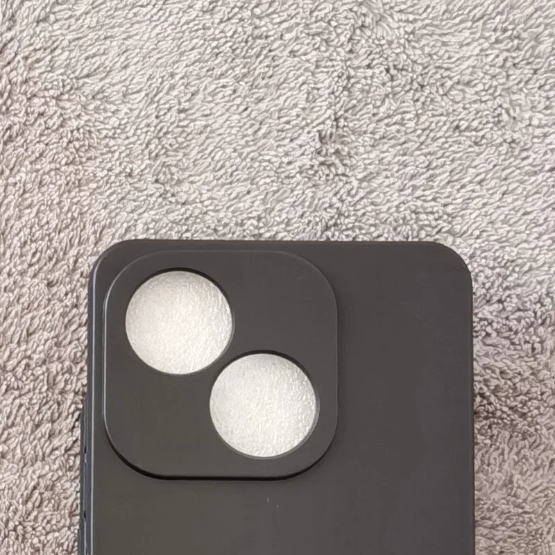 Sleek Matte Black Soft TPU Silicone Phone Case - Slim Back Cover