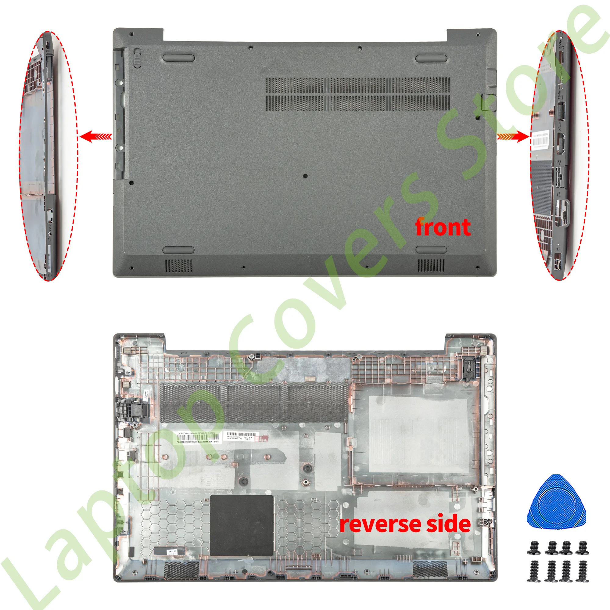 V330-15ISK V330-15IKB V330-15 LCD 뒷면 커버 베젤 손목 받침대 하단 힌지 커버 새 뚜껑 교체 용 새 부품