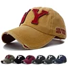 2023 New Designer Black Red Ny Baseball Cap New York Snapback Hiphop Vintage Washed Denim Dad Hats for Women Men Gorra Beisbol 2