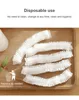 Disposable Shower Cap Plastic Hair Bath Hat Elastic Women Waterproof Caps For Spa Salon Hotel Hair Dye Bathroom Rosa Kitchen 3