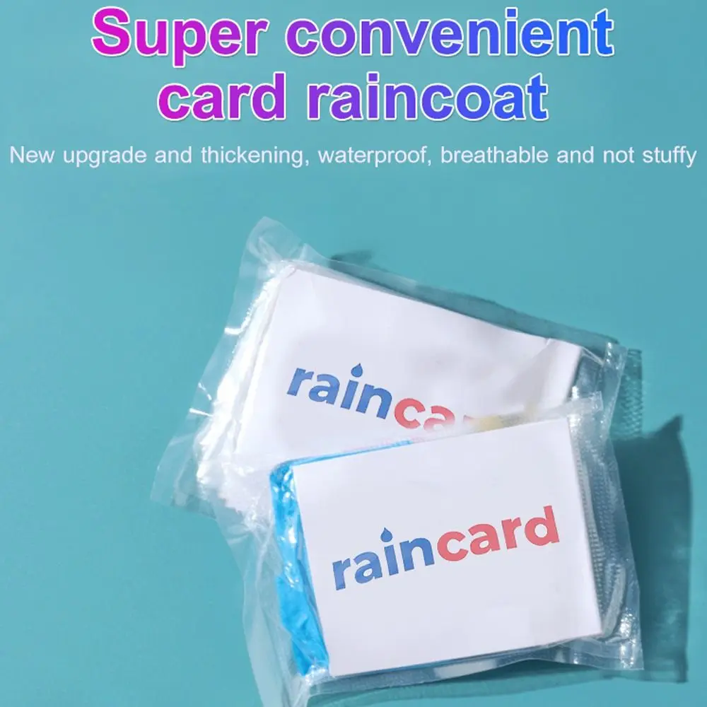 Portable Raincoat Outdoor Rainwear Disposable Adult Emergency Waterproof Rain Cover Camping Hiking Travel Accessories 3/5/10Pcs