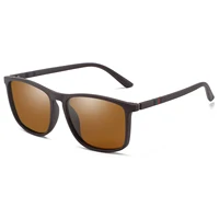 Lunettes de soleil polarisées carrées pour hommes et femmes, à la mode, pour la conduite, la pêche, marque de luxe de styliste, UV400 6