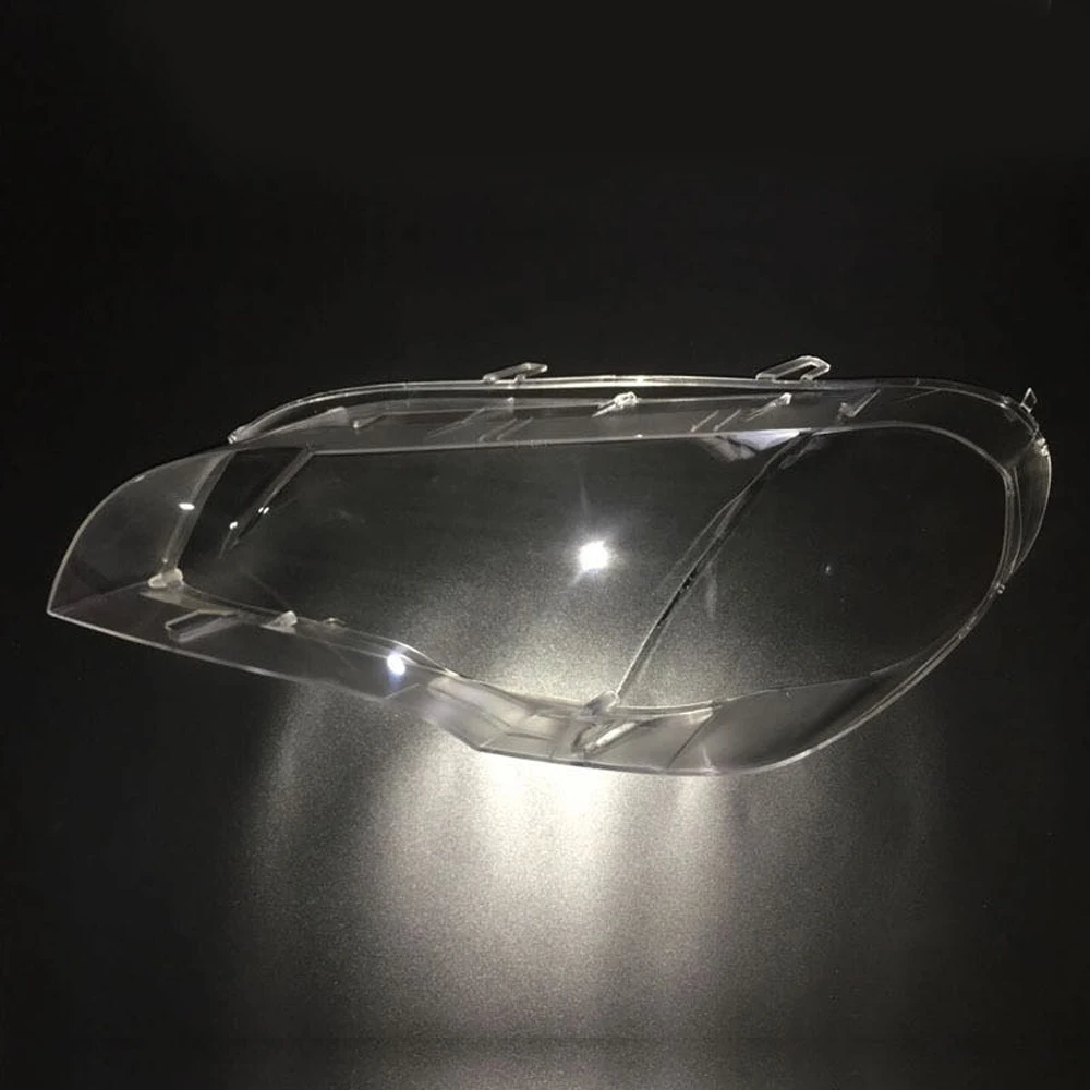 Headlight Cover Headlight Lens Cover Headlight Dust Cover Car Front Headlight Cover Lens Glass Headlamps Transparent Lampshade Lamp Shell Masks For BMW X5 E70 2007-2013
