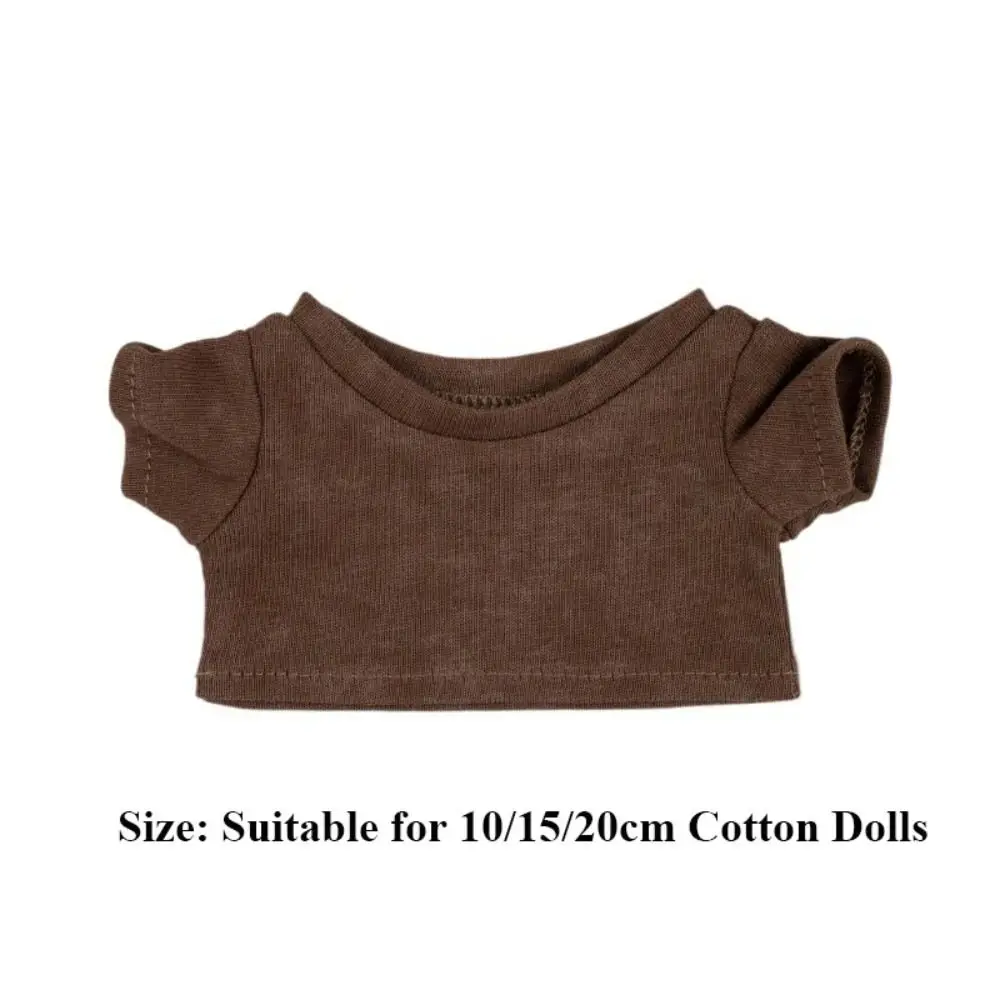 Toys Accessories Cotton Doll Clothes Fashion Style Elastic Mini Clothes Idol Doll Outfit for 10/15/20cm Cotton Stuffed Dolls