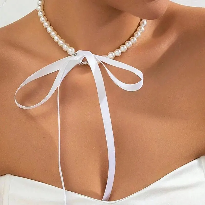 Collana Girocollo Vintage Con Ciondolo Papillon In Cristallo E Strass, Catena Regolabile Oro, Per Donna - 2