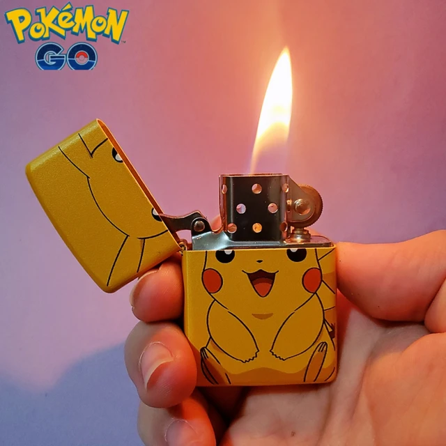 Pokemon anime periferiche kawaii cartoon cute Pikachu accendino a cherosene  antivento creativo bar accendisigari regalo all'ingrosso - AliExpress