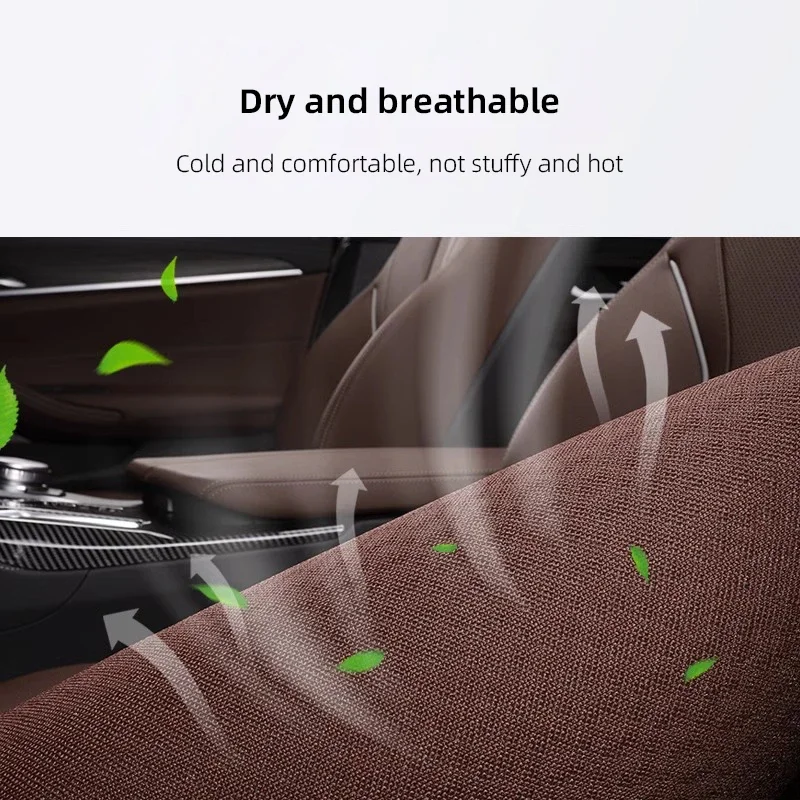 허브캡 자동차 아이스 실크 시트 쿠션 통기성 보호 패드 폭스바겐 VW R라인 R 골프 아테온 제타 T-ROC 아틀라스용 자동차 인테리어