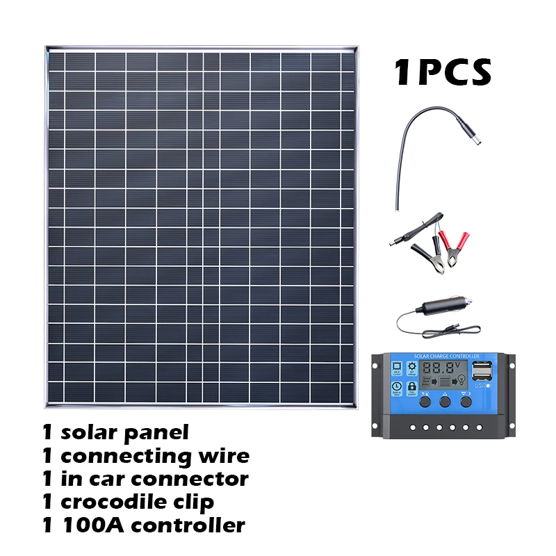 High-Efficiency 1000W Solar Panel with Durable Aluminum Frame for Versatile Applications