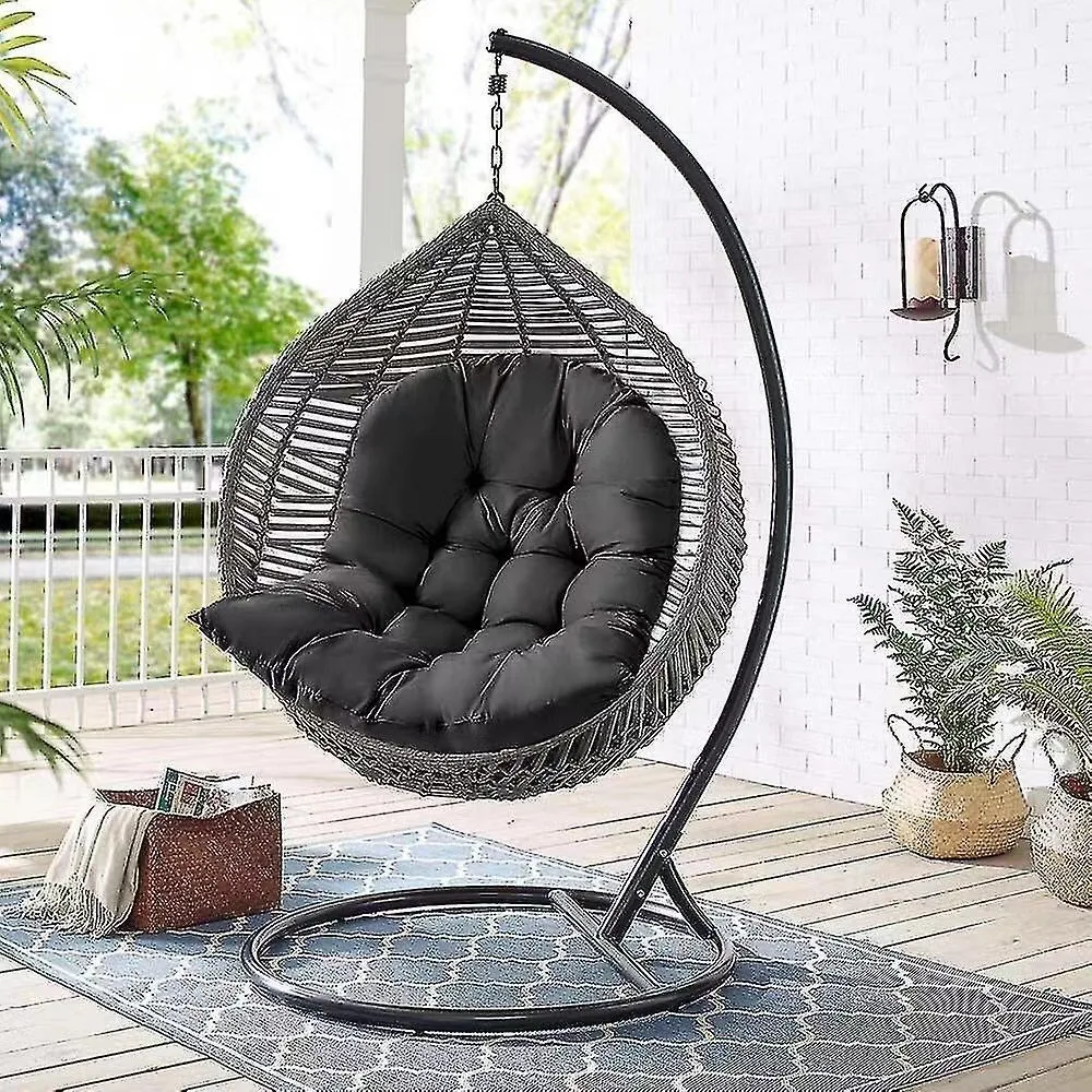 Balcony Egg Chair Cushion Seat Pad Swing Hanging Chair Mat Pillow Patio Garden Outdoor Thickened Hammock Rocking Chair Seat 4