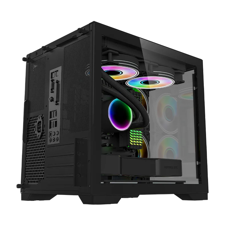 WJCOOLMAN Mini Sea View Gaming Computer Case
