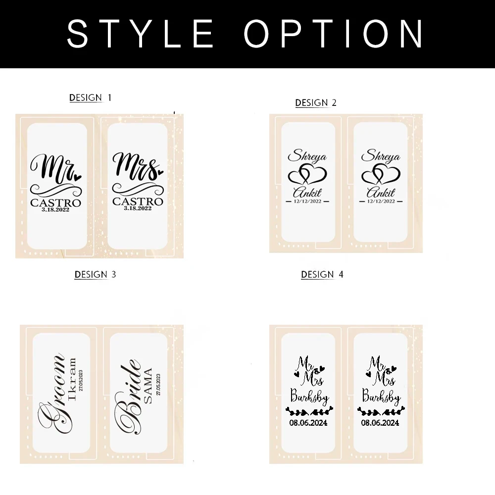 Bicchieri Da Vino Mr Right &amp; Mrs Always Right - Regalo Coppia, 400ml, Vetro Senza Stelo