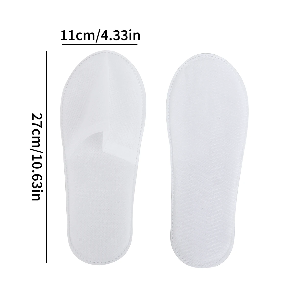 10 Sets Disposable Slippers Hotel Supplies Indoor