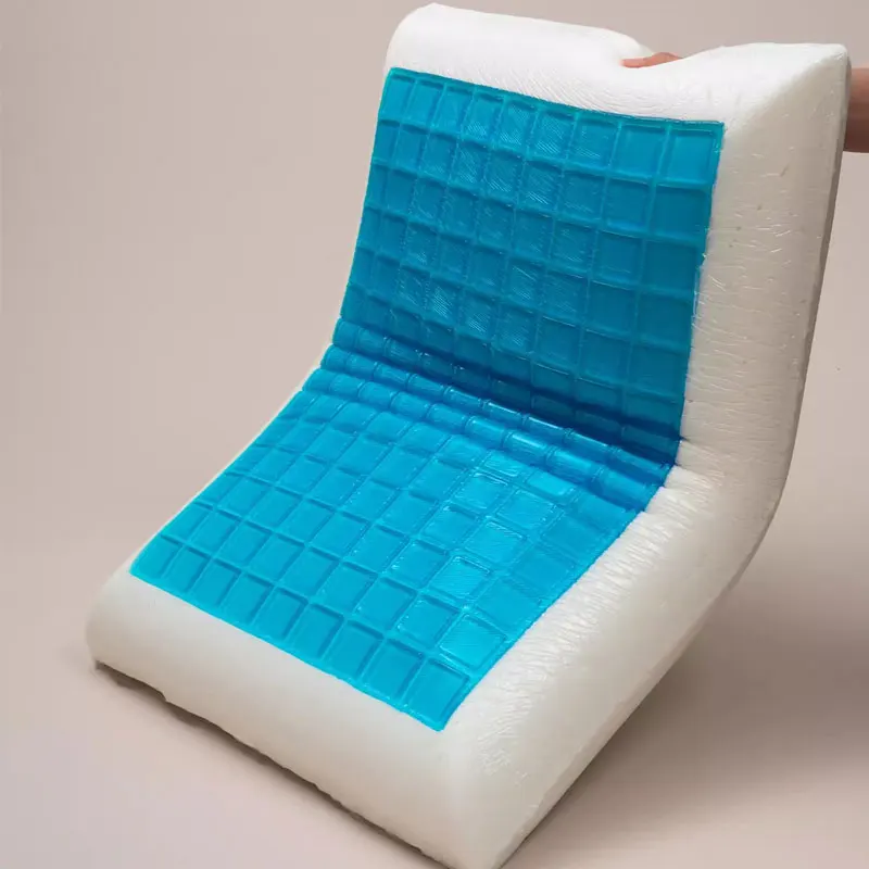 60X40/50X30CM Gel Memory Foam Pillow Cool Neck Pillow with Removable Washable Cover Deep Sleep Slow-Rebound Orthopedic Cushion 2