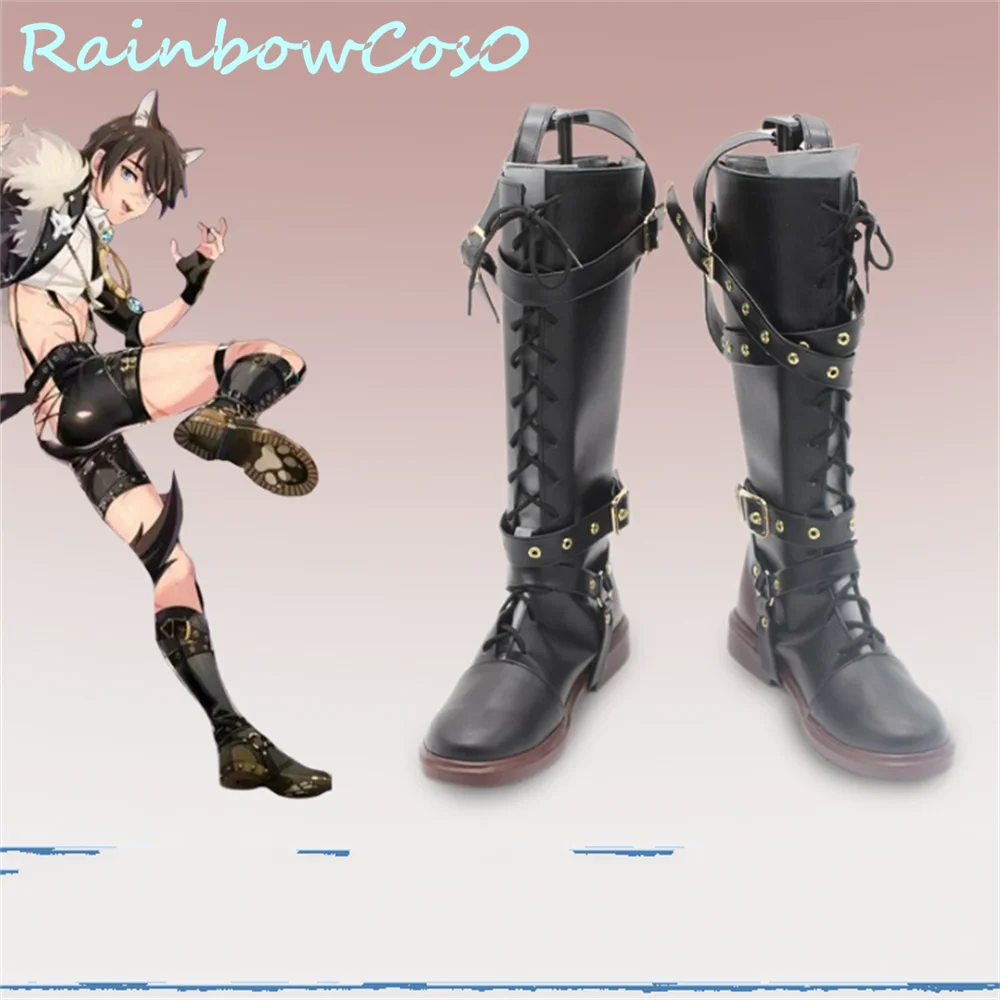 

Туфли для косплея Nu Carnival Garu, ботинки, Аниме Стиль, Хэллоуин, Рождество, RainbowCos0 W3140