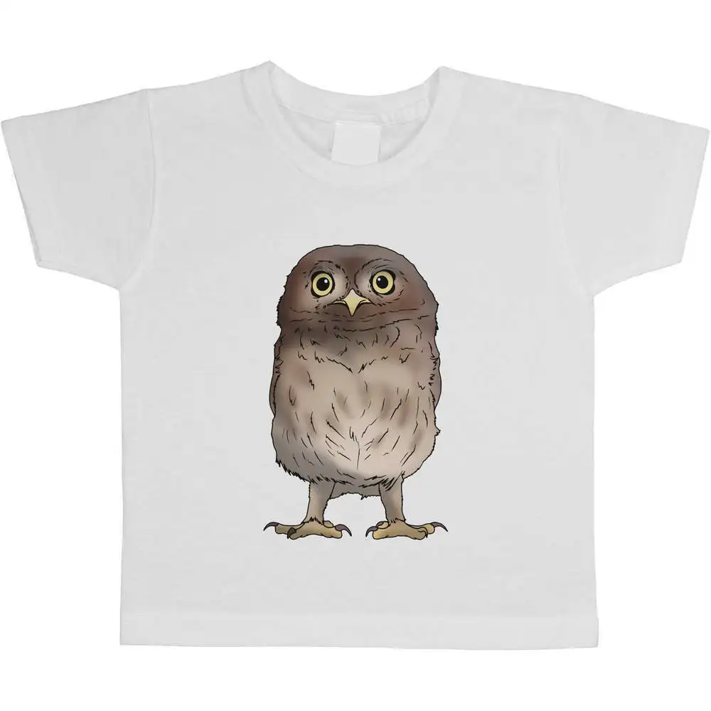

Детские/Детские футболки Little OWL, летние футболки из 100% хлопка с короткими рукавами для мальчиков и девочек с героями мультфильмов