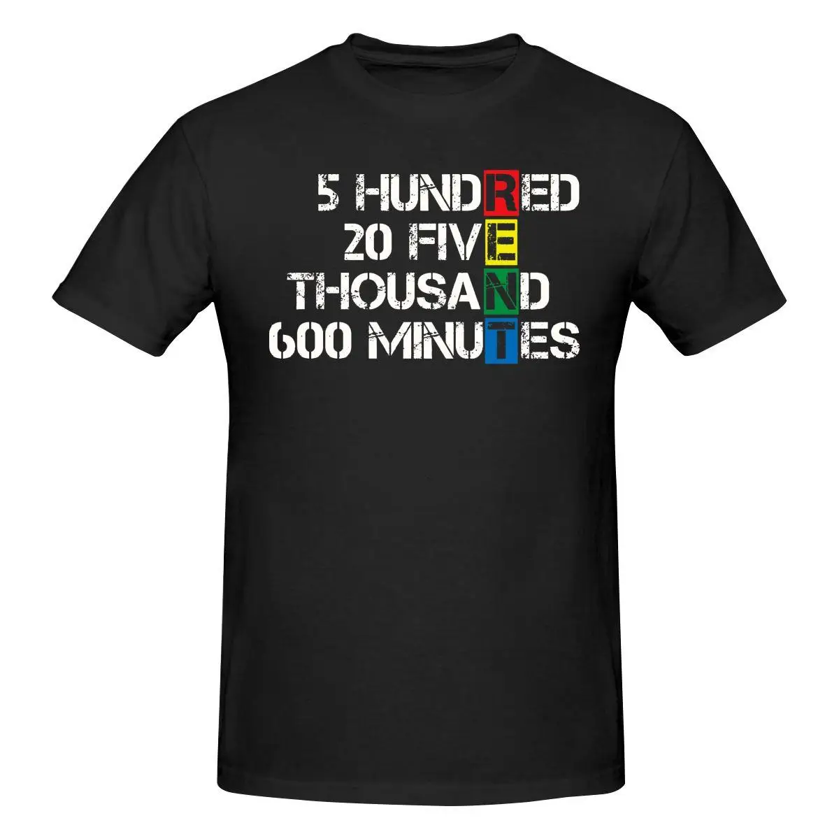

Seasons Of Love Musical T Shirt Cotton Crewneck Short Sleeve Anime Shirt