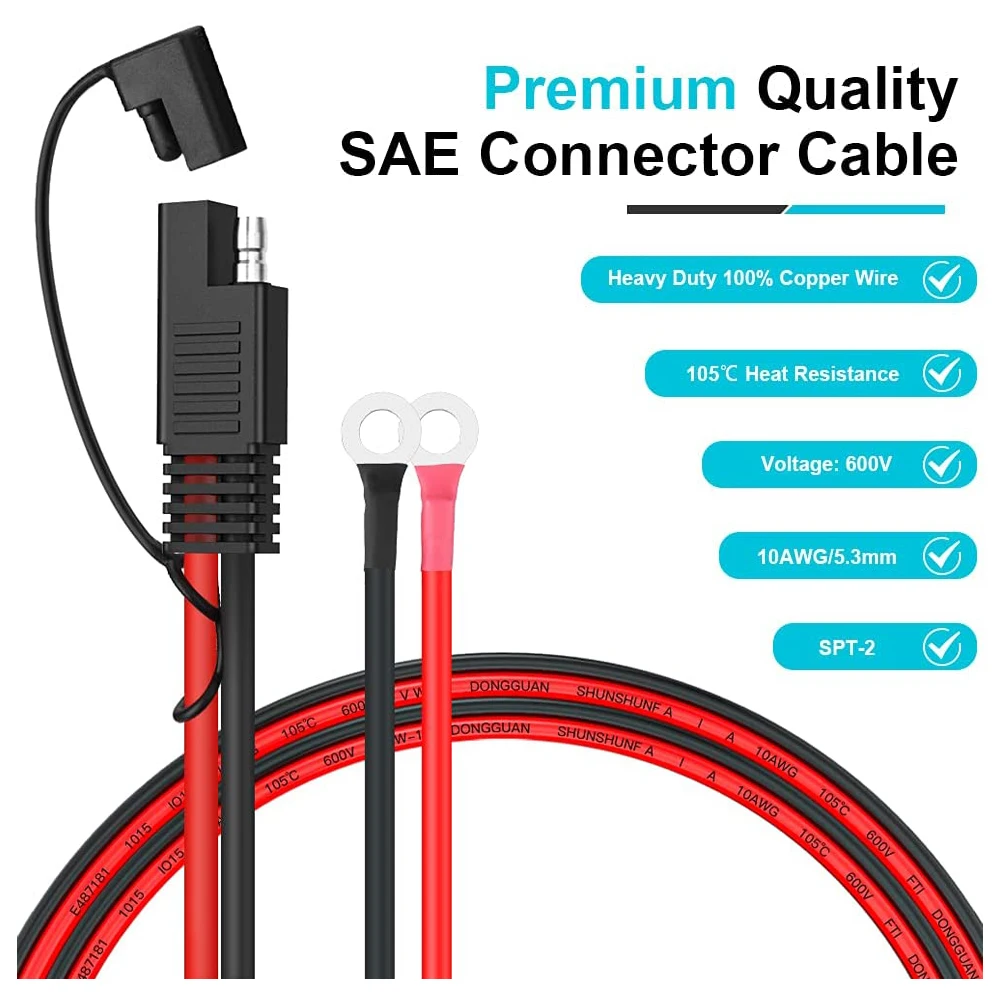Рисунок 5 - 2-контактный разъем Bloopow 10AWG SAE