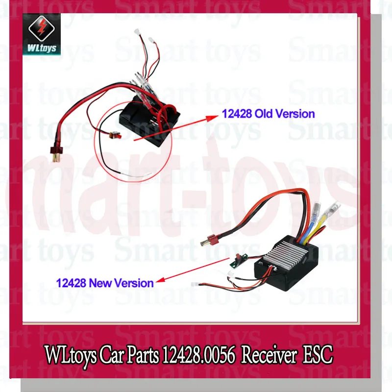 Placa Receptora RC Para Coche Wltoys 12428 - Repuesto Fácil De Instalar, Compatible Con Modelos 1/12