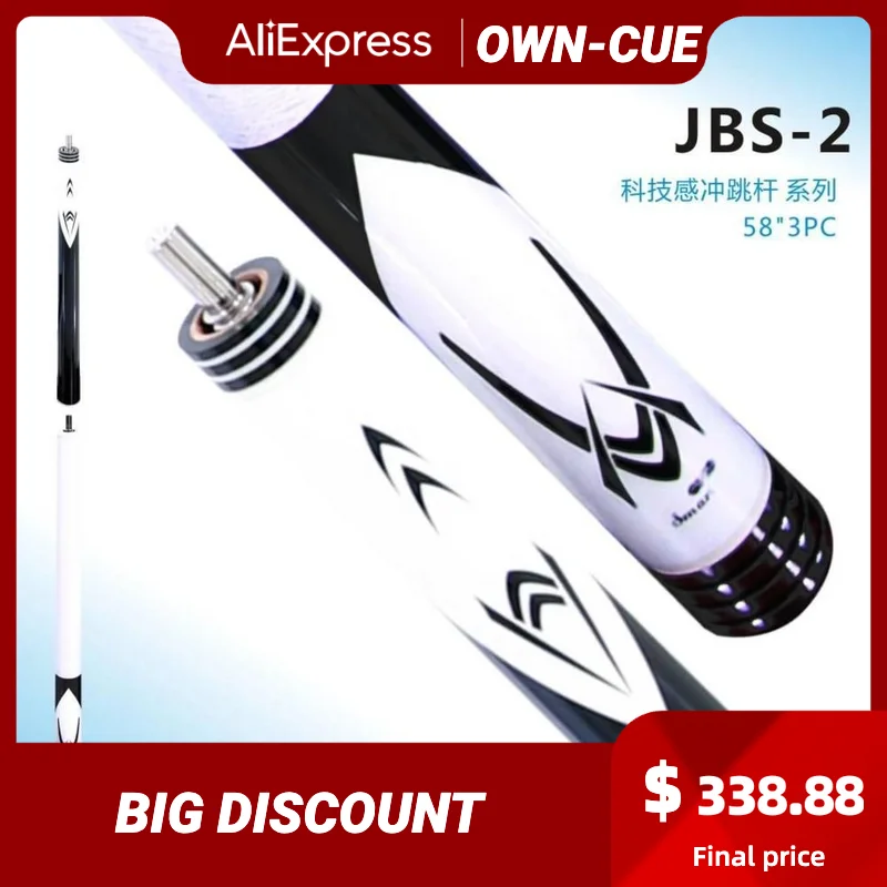 Fury Jbs1 Break&jump Cue 13mm G10 Tip Black Bakelite Ferrule Highquality Zrb Shaft Irish Lined