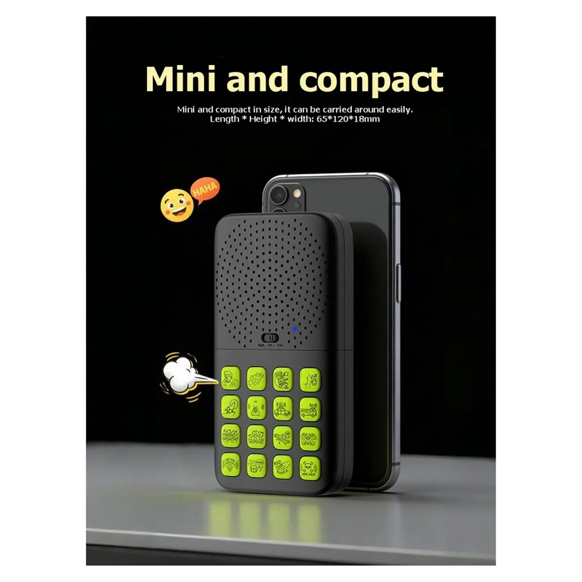 A10R 16가지 재미있는 사운드 효과 어린이 장난감 탈부착 가능 디자인, 충전식, 재미있는 장난감 핑크색