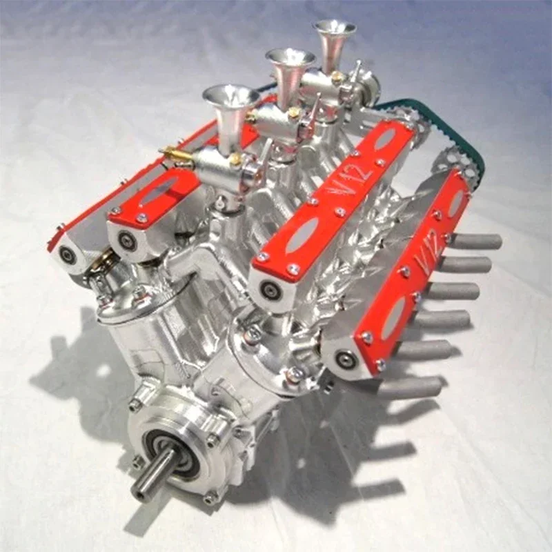 BLOKZ HM-01 Retrol Hit & Miss Engine Model Kit - 7cc 4-Stroke, Working Internal Combustion Engine