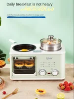 Small Mini Oven Breakfast Machine Steaming, Roasting, and Boiling In Four In One Multi Function 오븐  Bread Machine Maker 2