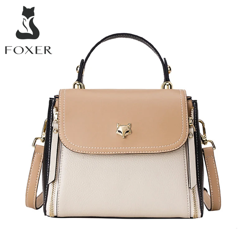 FOXERWomensCrossbodyHandbagFashionShoulderBagsLargeCapacity