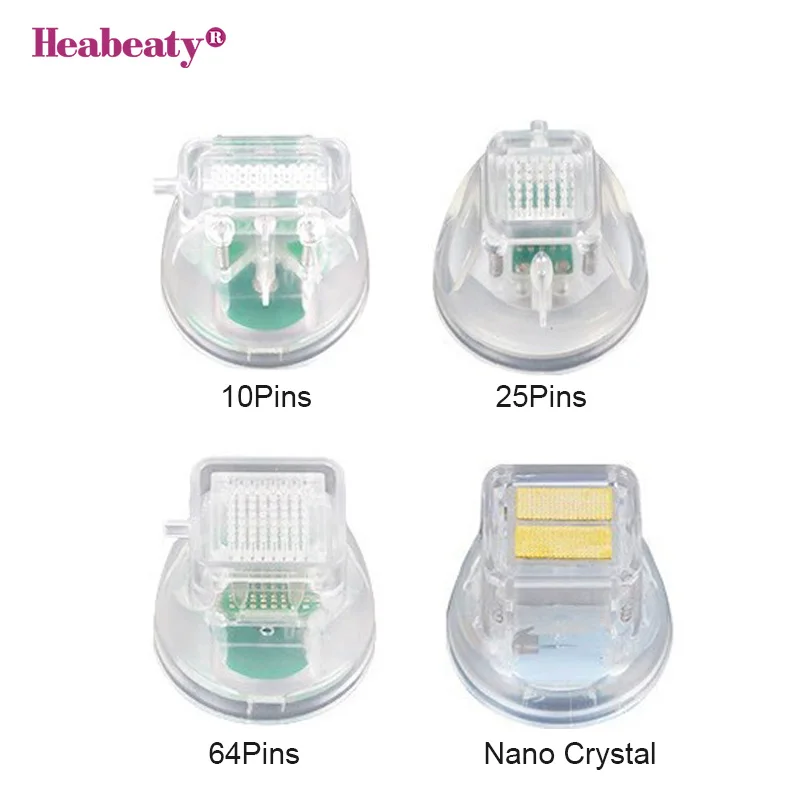 Disposable RF Microneedling Cartridge Tattoo Gold Plated 10/25/64 Pins Nano Cartridges Fractional RF Machine Accessory