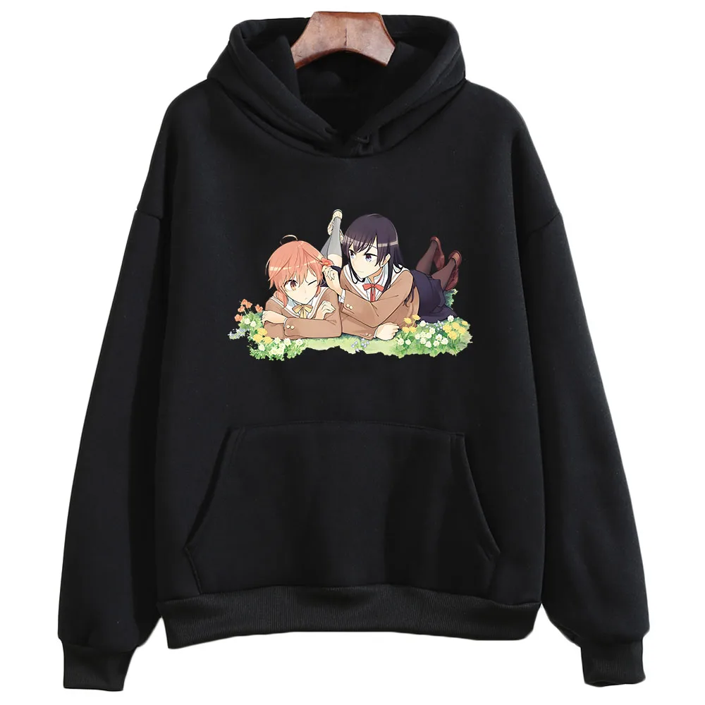 

Bloom Into You Hoody Cartoon Printed Pullover Women/men Casual Sweatshirt Couple Kawaii/Cute Clothes Autunm/winter Fleece Hoodie