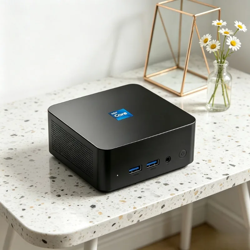저소음 미니 PC I3 6100 윈도우11 프로 16GB 램 1TB SSD WiFi6 BT5.2 침실 및 조용한 홈 오피스용 저소음 장치