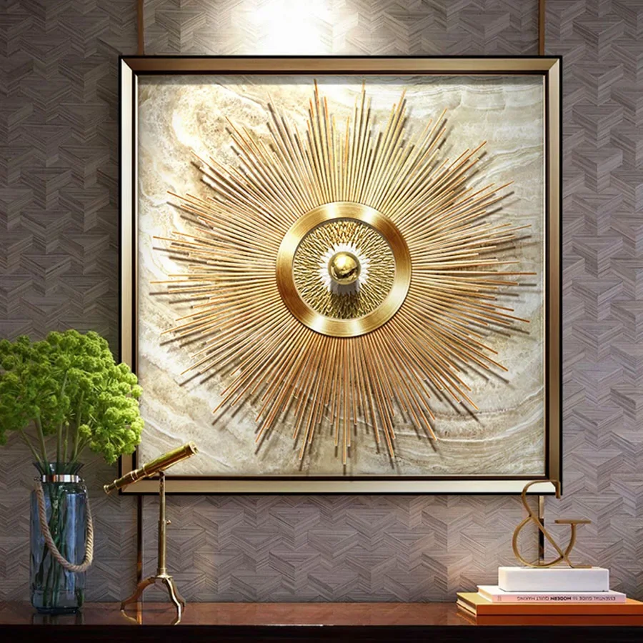 

Unique Living Room Wall Decoration Design Nordic Style Wall Decor Art Office Outside Bedroom Frame Gold Deco Maison Room Decor