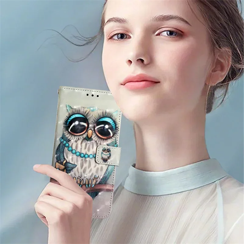 Elegant Painted Flip Leather Phone Case,  Series