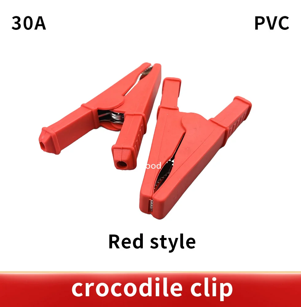 Description Picture 4 of item2PCS Battery Test Clip 55MM HV Alligator Clip For Banana Plug 4mm Multimeter Pen Cable Probes Crocodile Clip