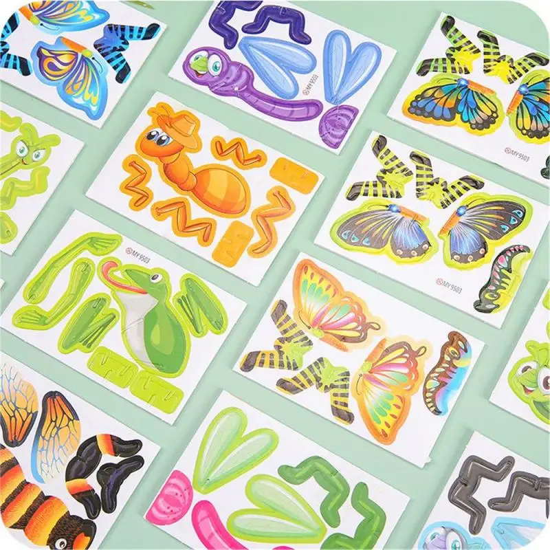 1~4BAGS Insect Puzzle Security Practical Puzzle Toys Trend Creative Toys Promote Cognitive Development 5