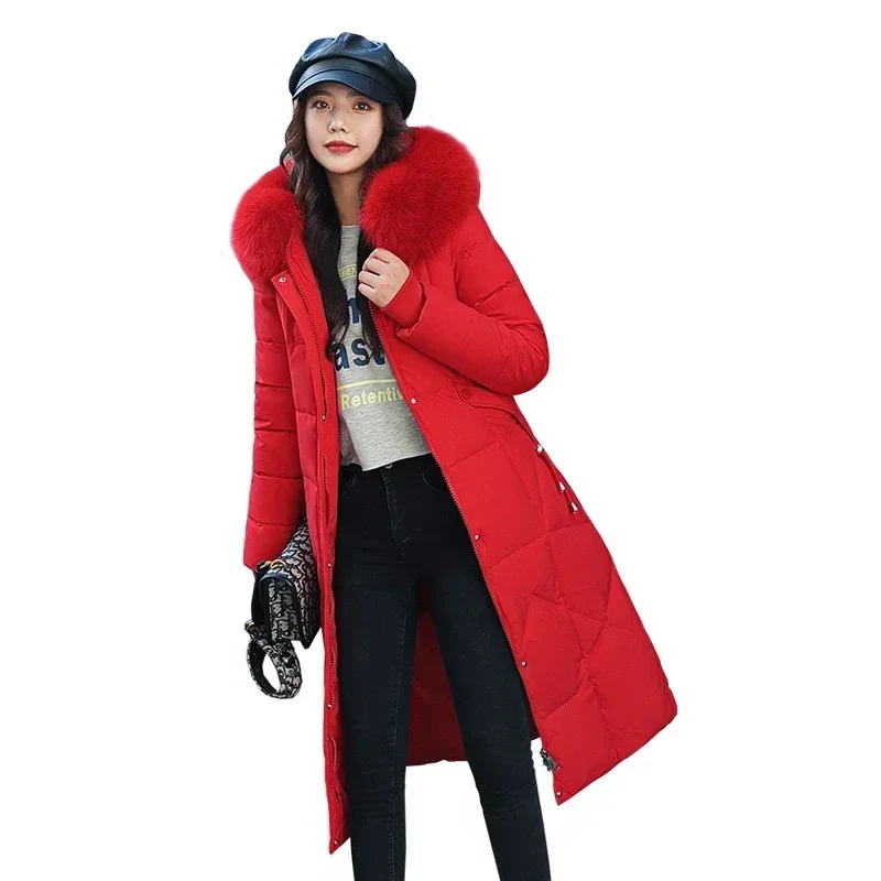 2024 New Autumn Winter Coat Women Thicken Warm Oversized Hoodies Casual Loose Korean Autumn Winter Fashion  Cotton Parkas Coat 5
