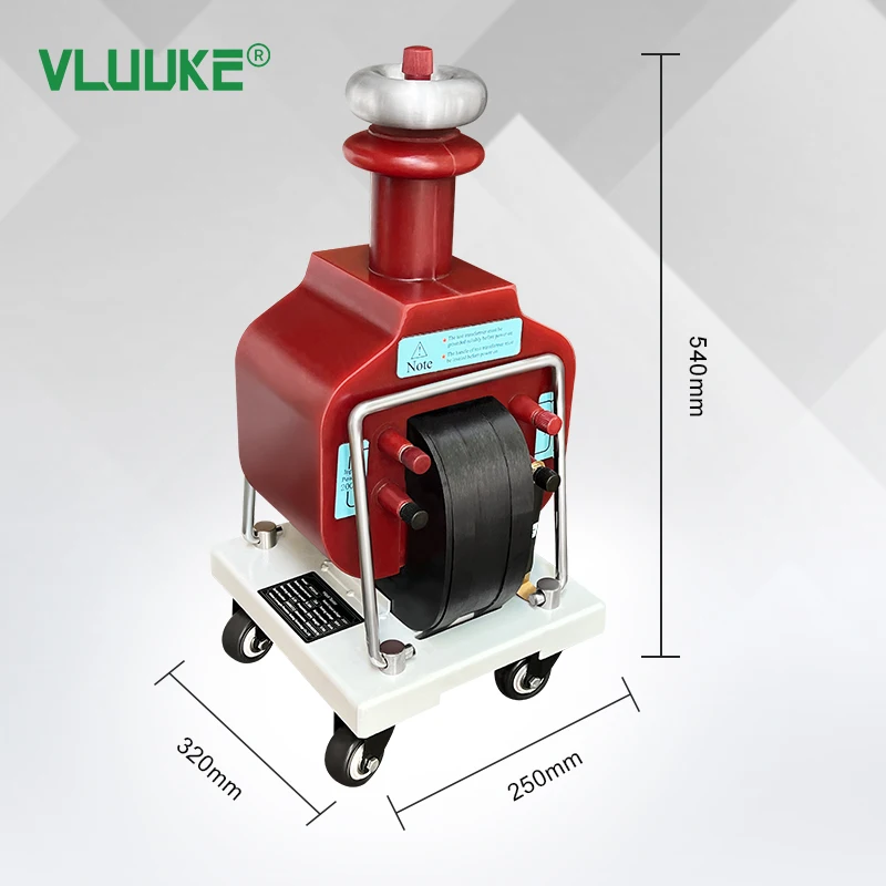 VLUUKE BYQ5kVA 고전압 테스터 (건식) 포인터 디스플레이 5kVA/50kV 에폭시 진공 주조 CD 코어 소형 디자인