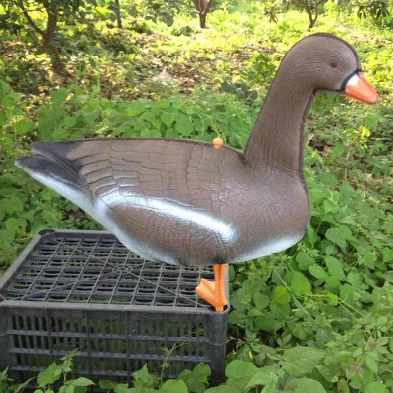 Leurre d'oie de chasse réaliste en 3D - Décoration de jardin et épouvantail à oiseaux