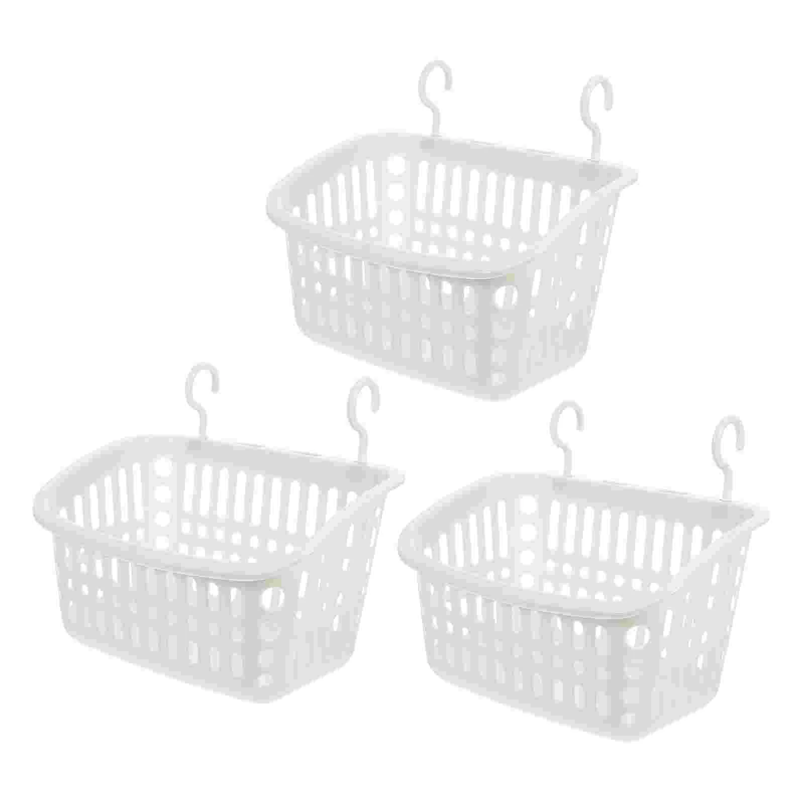 3 Pcs Hanging Shower Basket Bathroom Baskets Toy Storage Toiletries