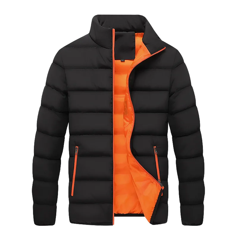 

Short stand-up collar padded jacket warm padded jacket for men