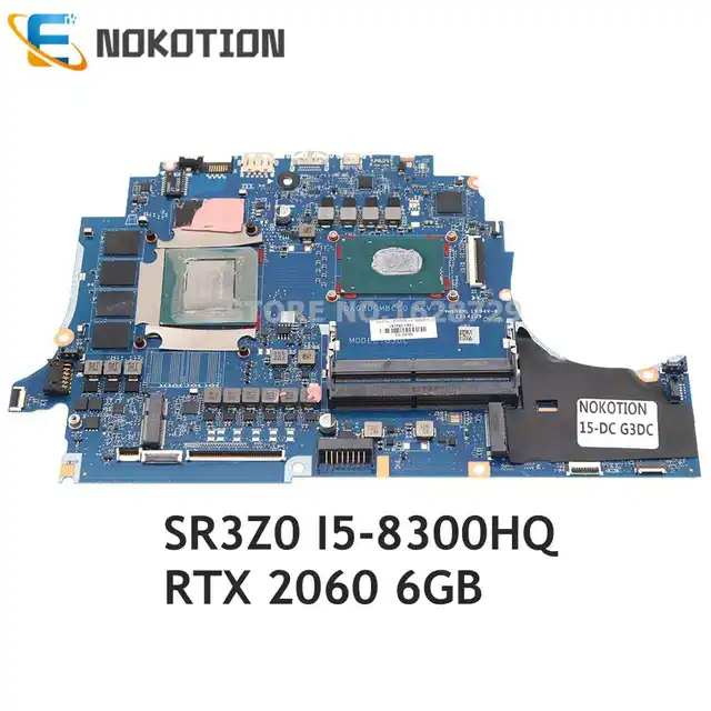 For HP OEM 4 Pro 15-DC 15-DC1002TX PC Motherboard SR3Z0 I5-8300HQ RTX 2060 6GB TPN-Q211 DAG3DCMBCC0 G3DC L51793-601 L51793-001 1