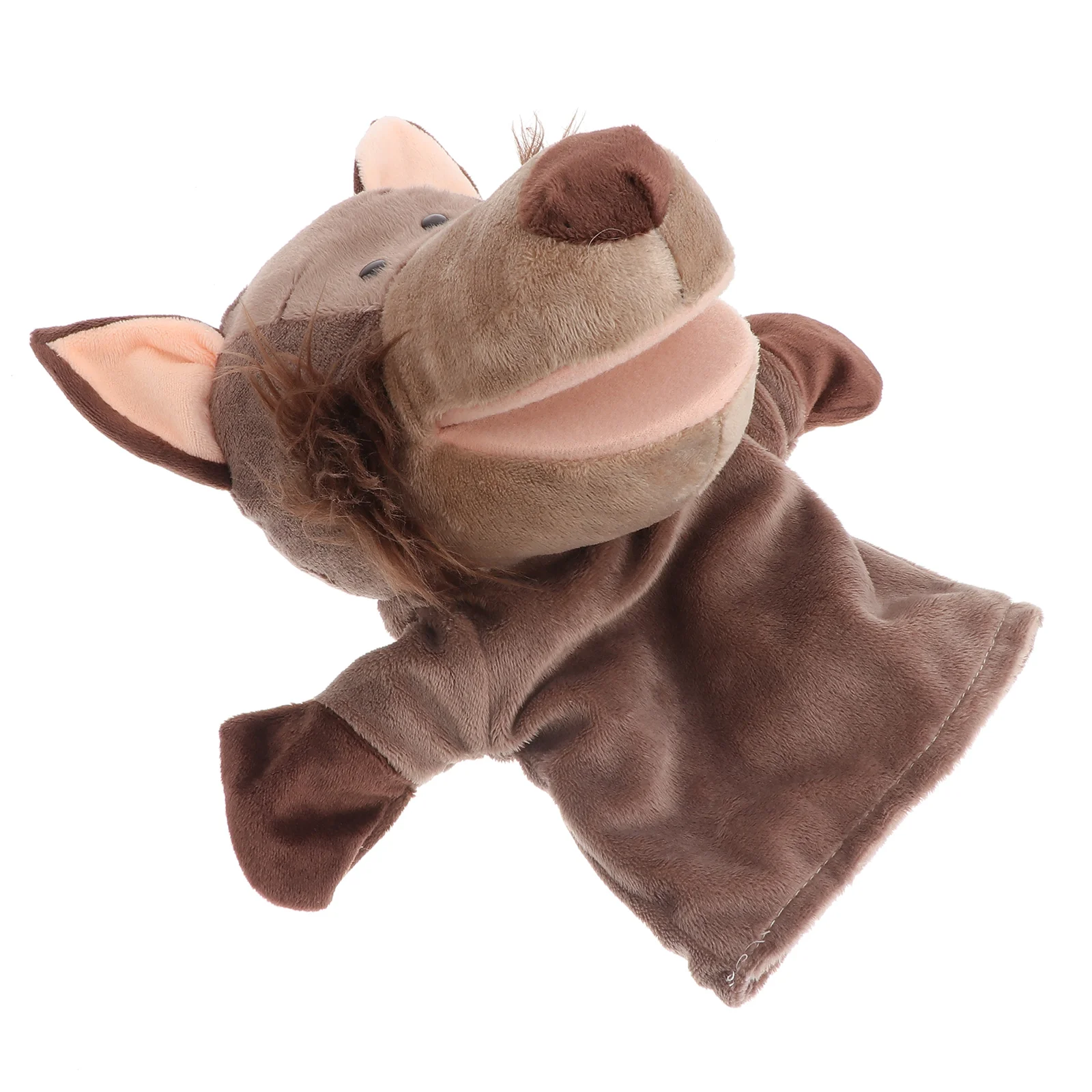 

Show Hand Puppet Kids Toy Plushie Interactive Story Talking Cartoon Animal Fabric Child Storytelling Wolf Role-play
